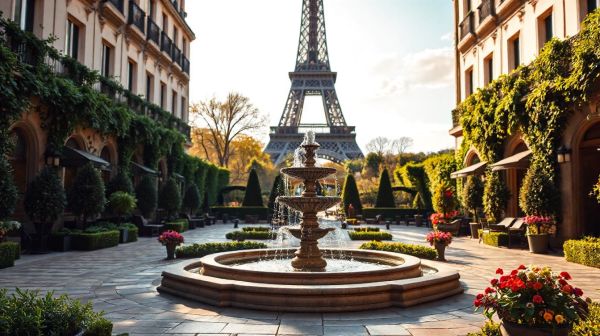 Top hôtels parisiens avec jardin pour un séjour parfait