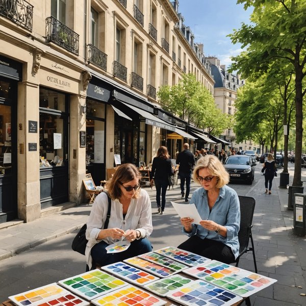 Où trouver des cours de peinture à l'aquarelle en plein air à Paris?